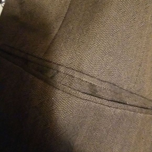 Lanvin Paris Brown Virgin Wool 2 Button Blazer Made In USA 40R Pattern - Picture 7 of 16